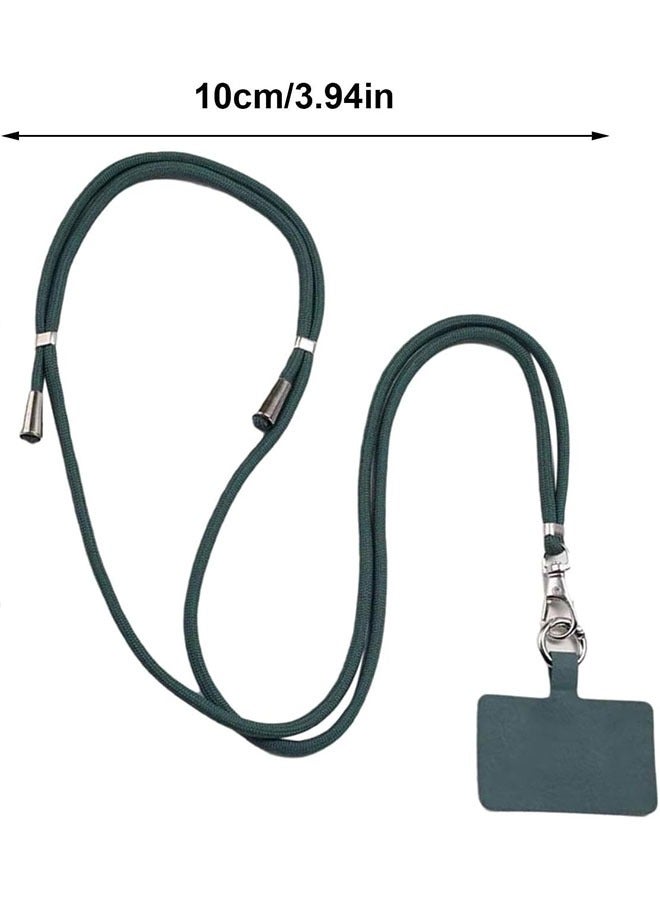 (2pcs)Universal Phone Lanyard with Adjustable Crossbody Strap, Anti-Loss and Hands-Free Neck Holder for Most Smartphones – (Black and Green) - Image 2