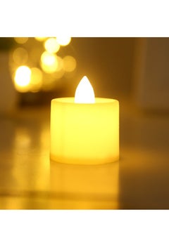 Hilalful HilalFul Small Battery Operated Candles | Set of 12 | Flameless | Smokeless | LED Candle Set for Home Decoration | No Wax | Perfect for Gifts | For Bedroom, Living Room | Safe to Use  - Image 1