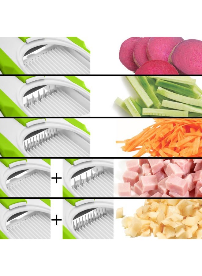 Starfrit Pump'N'Slice Chopper and Slicer, One Size, White - Image 3
