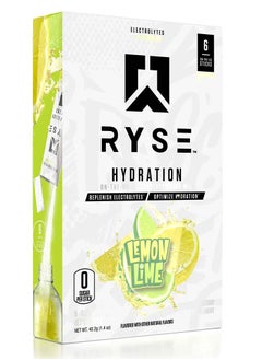 Hydration Electrolytes Sticks, Lemon Lime, 6 Sticks