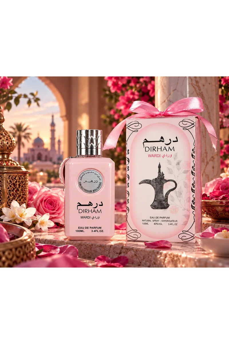 mahabub Dirham Wardi Eau De Parfum 100ml | Floral, Fruity & Vanilla Fragrance