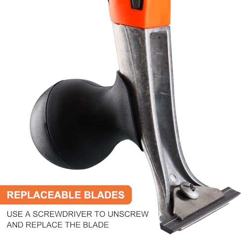 Holdly Premium Ergonomic Carbide Scraper,2-1/2",Scraper Tool for Removing Varnish, Paint, Glue, Resin, Dry Glaze, Stains, Putty, Scratch - Image 3