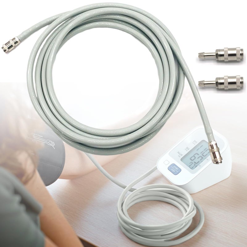 BAOZENP Extension Hose with Metal Ends NIBP Cuff Connector Compatible with T5 T6 T8 ipm 5 10 12 iMEC 98ft Long 3m - Image 2