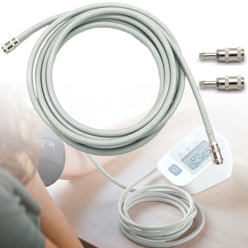 BAOZENP Extension Hose with Metal Ends NIBP Cuff Connector Compatible with T5 T6 T8 ipm 5 10 12 iMEC 98ft Long 3m - Image 1
