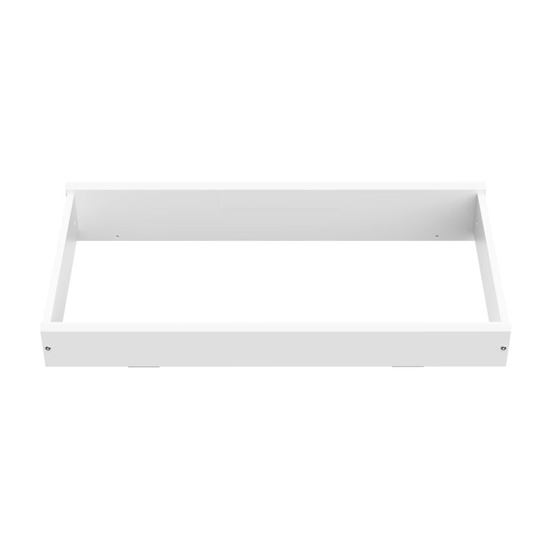 Storkcraft Nest Changing Table Topper (White) - GREENGUARD Gold Certified, Designed to Fit Nest Changing Pad, Compatible with Storkcraft Alpine, Brookside, Crescent 6 Drawer Dressers - Image 2
