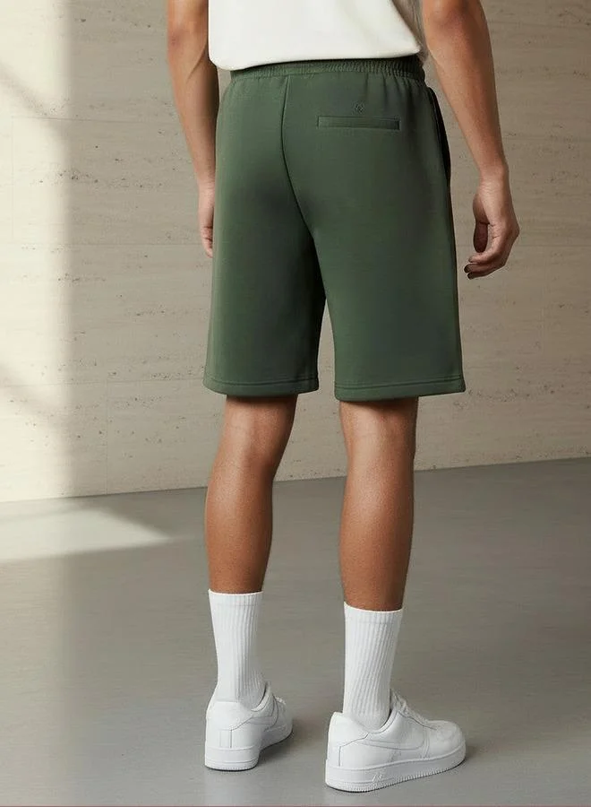 Love Pangolin GREEN Love Pangolin Men Panelled Shorts for Men | Best Price UAE