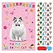 Hxezoc Pin The Hat on The Cat Party Games for Girls Large Cat Games Poster for Kids Cat Themed Birthday Party Decoration Carnival Party Supplies 54 Hat Stickers - Image 2