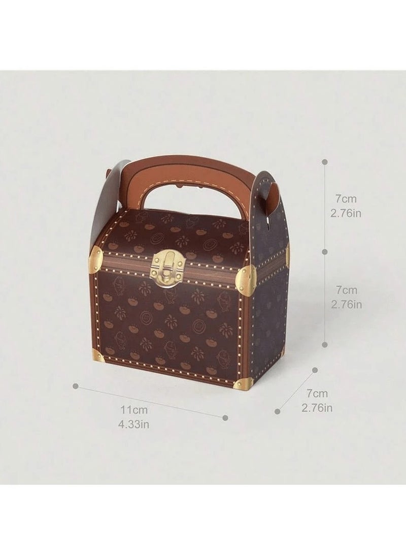 10 Pcs Gift favor boxes designed in the shape of a handbag, perfect for distributing sweets and small gifts. Ideal for birthday parties, engagements, and all occasions. - Image 5