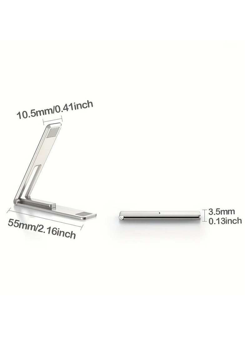 Generic - Ultra Thin Mobile Phone Holder, New Hollow Out Shelf, Desktop Folding, Live Streaming, Compact And Convenient Mobile Phone Holder - Image 1