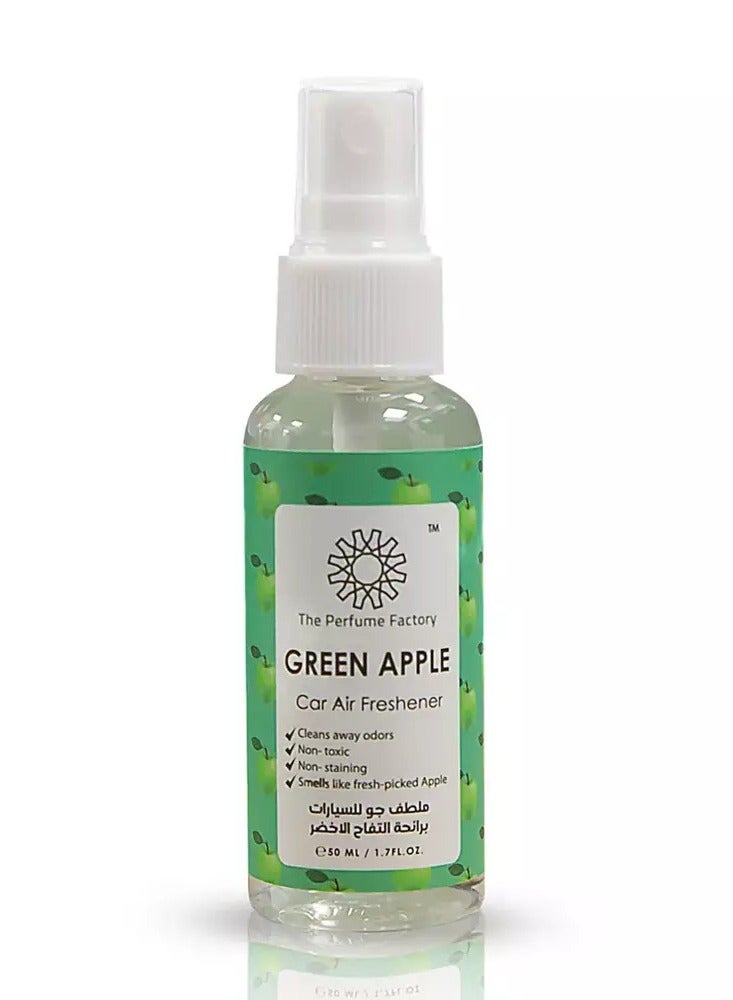 مصنع برفيوم فاكتوري ملطف جو للسيارات - 50 ملليلتر - تفاح أخضر
