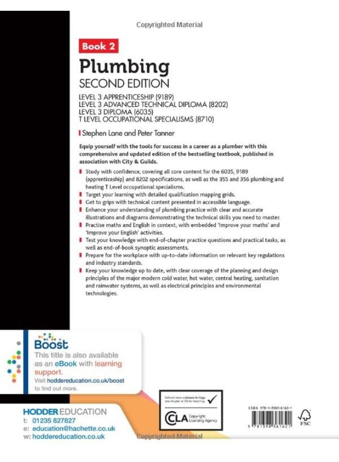 The City & Guilds Textbook: Plumbing Book 2, Second Edition: For the Level 3 Apprenticeship (9189), Level 3 Advanced Technical Diploma (8202), Level 3 Diploma (6035) & T Level Occupational Specialisms  - Image 2