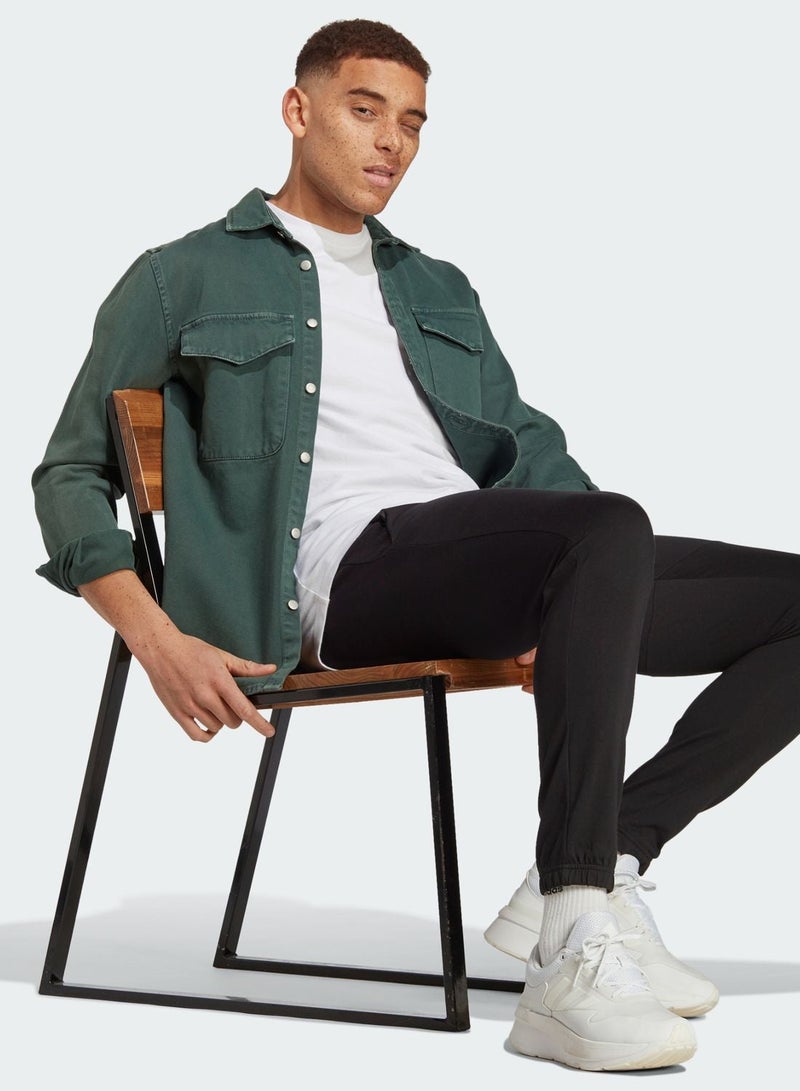 Adidas Ess Lgo T P Sj Black Training Pants 2XS - Image 5