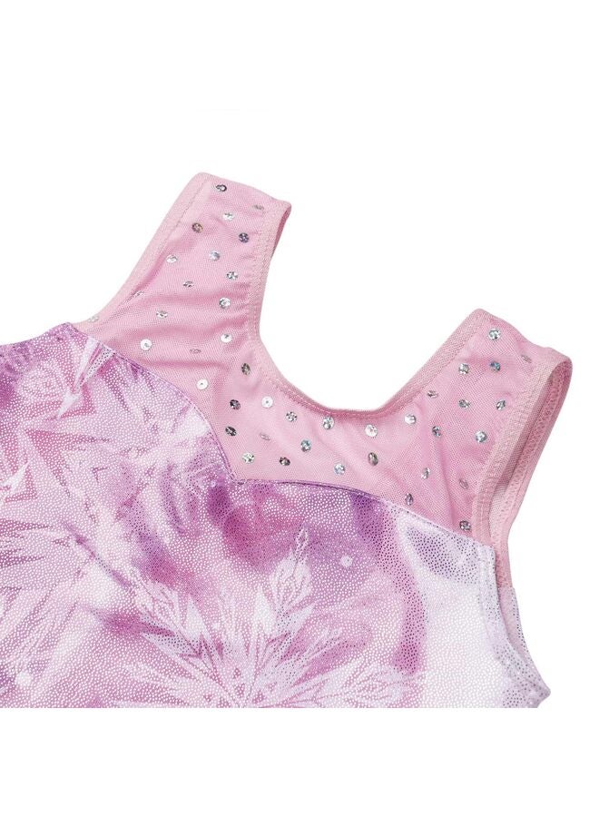 ملابس رياضية للبنات، يوتار رقص لامع من قطعة واحدة للأطفال الصغار، دانتيل، قوس قزح، ملابس رياضية (من ٣ إلى ١٤ سنة) - Image 5