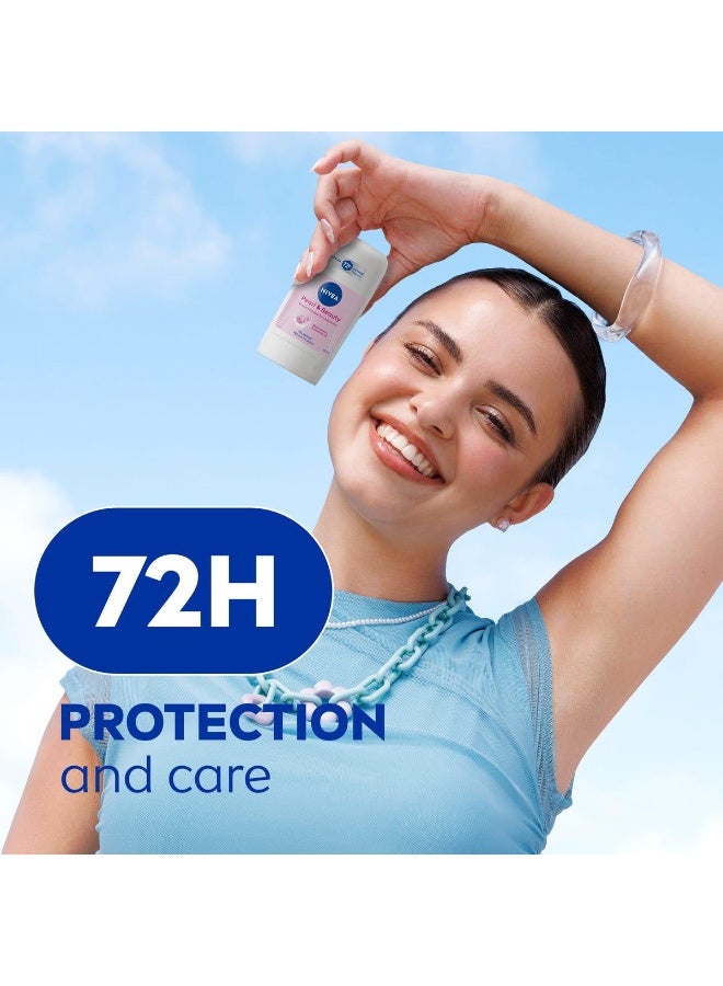 NIVEA Pearl & Beauty Antiperspirant Deodorant for Women 72H Active, Stick 50ml - Image 5