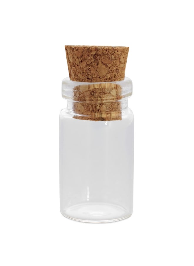 Super Z Outlet Mini Tiny Clear Glass Jars Bottles With Cork Stoppers For Arts And Crafts  Projects  Decoration  Party Favors - Size  18Mm X 10Mm Diameter  50 Pack  - Image 2