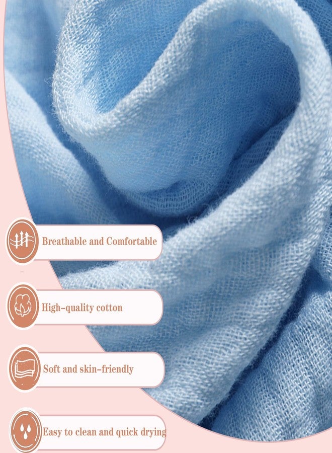 AUSTYLCO Children Bedridden Patient Clothing Cotton Magic Stick Full Opening Post-operative Set Suitable for Bedridden and Mobility-impaired Blue - Image 5
