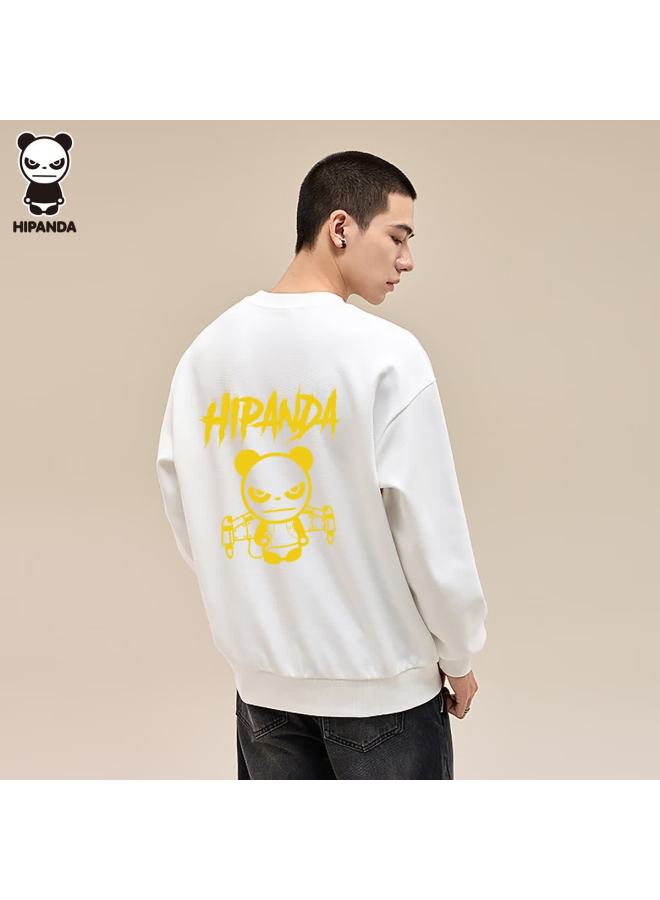 Hipanda o Panda Men's Hoodie Autumn Style Printed Pullover Long Sleeve Black L - Image 5