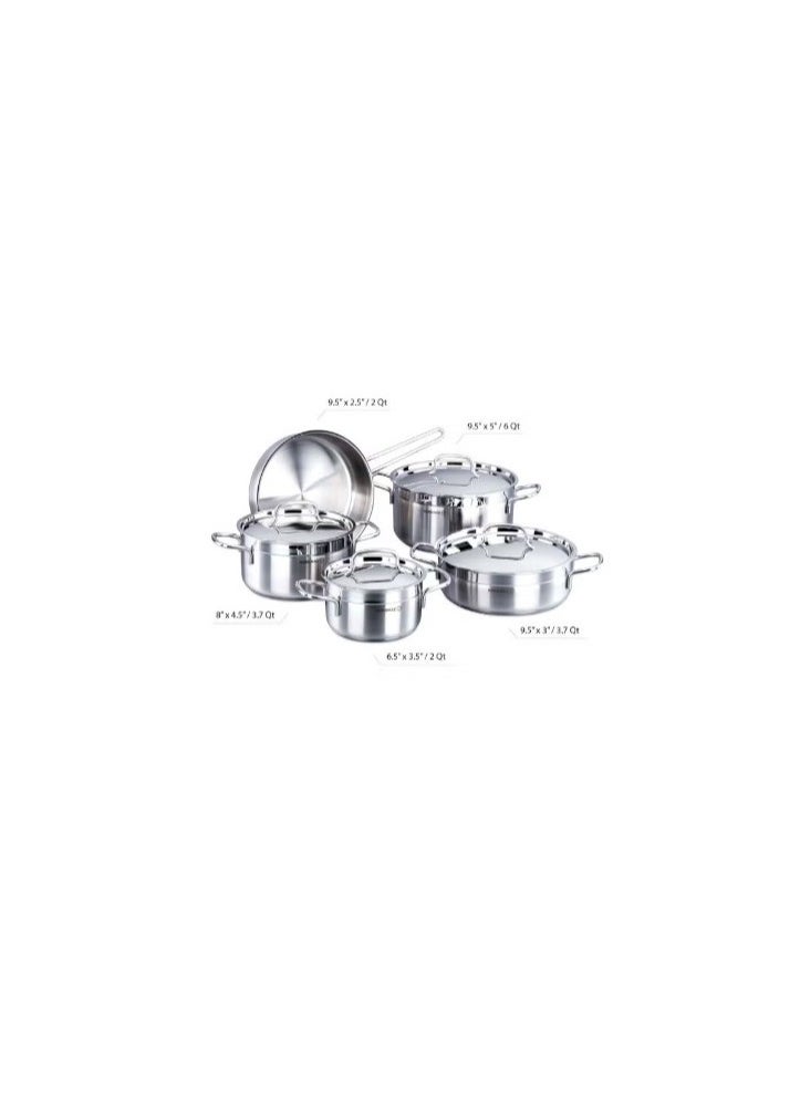 Alpha Turkish stainless steel cookware set, 9 pieces - pzsku/ZA16C8516812B0FE51341Z/45/_/1737271463/13a8a1bb-9949-40a4-8387-db0a38b82f00