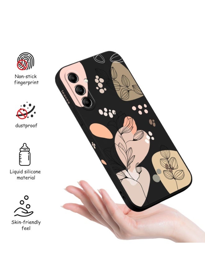 Fekra for Samsung Galaxy A16 Case Creative Design Flower Pattern Slim Soft Silicone Protective for Galaxy A16 phone Cover (Morandi Black, Samsung Galaxy A16) - Image 5