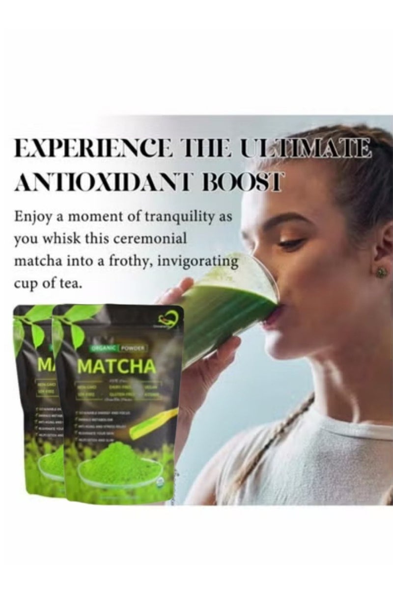 MATCHA Organic Japanese Matcha Powder – Premium Green Tea, 100g (Pack of 2) - Image 2