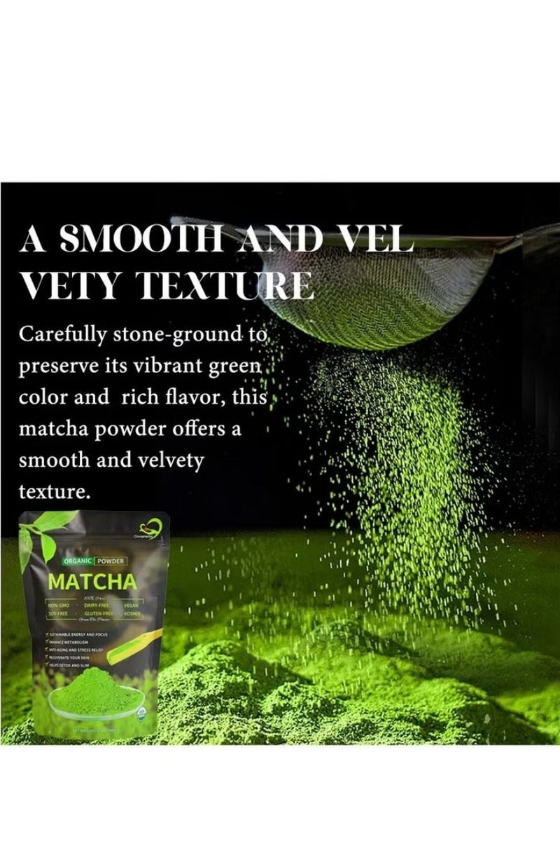 MATCHA Organic Japanese Matcha Powder – Premium Green Tea, 100g (Pack of 2) - Image 4