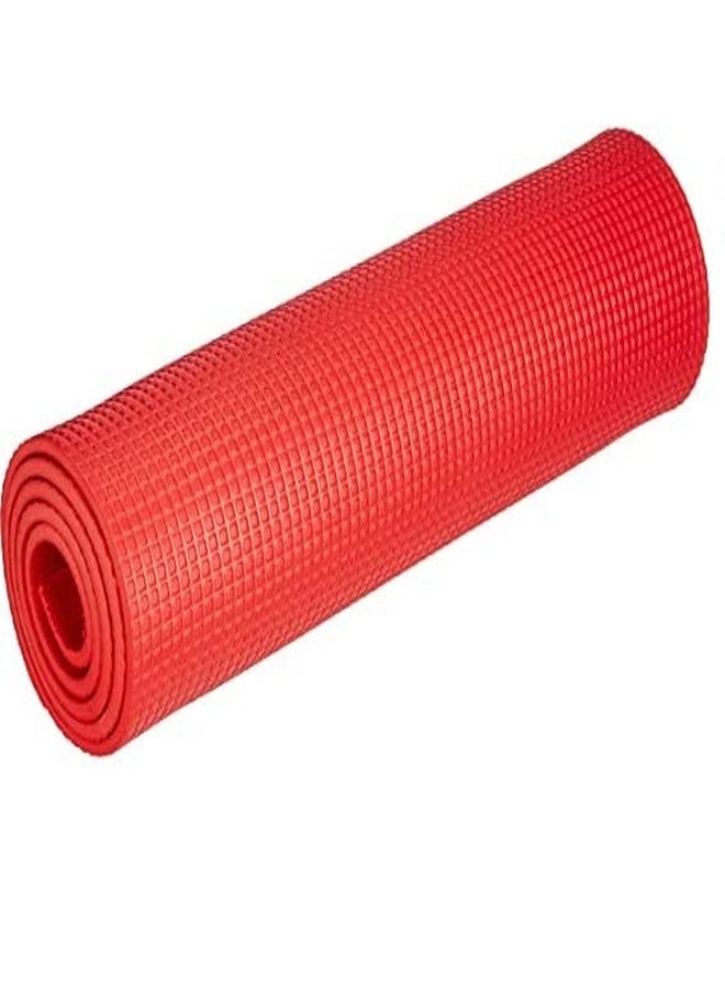 فينوم بساط يوغا فينوم للرجال والنساء مصنوع من مادة NBR، بساط تمارين سميك للغاية 08 مم لتمارين اليوغا - (اللون: أحمر) (الموديل: 1331) - Image 4