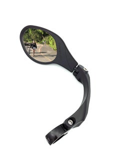 SYOSI Handlebar Bike Mirror Stainless Steel Mirror Bicycle Rearview Mirror HF - MR081 (Left) Upgraded Bike Mirror Handlebar Mount Set Great for Bike  - Image 1