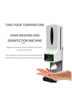 K9 Automatic Hand Temperature Disinfectant Machine Soap Dispenser With Thermometer Infrared Dispenser  - Image 2