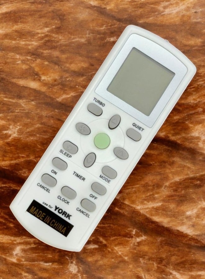 YORK Universal Air Conditioner Remote Control for York with Turbo and Quiet Modes - Image 2