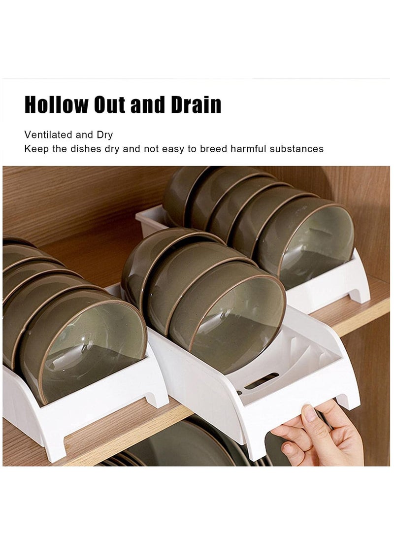 Generic Plastic Plate Bowl Storage Holder Ventilated Kitchen Organizer Rack Anti Deform Kitchenware Dishes Drainage Shelf Kitchen Supply  - Image 3