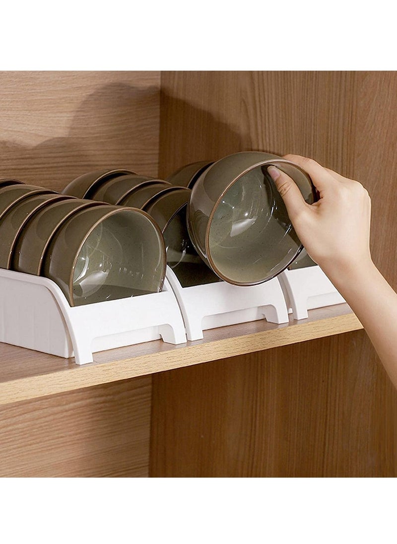 Generic Plastic Plate Bowl Storage Holder Ventilated Kitchen Organizer Rack Anti Deform Kitchenware Dishes Drainage Shelf Kitchen Supply  - Image 4