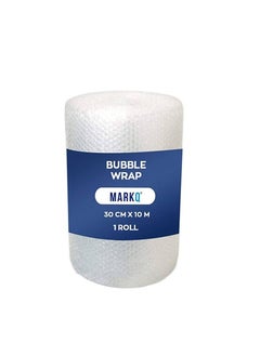MARKQ Bubble Wrap Roll, 30 cm x 10 m Air Bubble Cushioning Wrap for Packaging, Shipping, Mailing, Packing and Moving Supplies  - Image 1