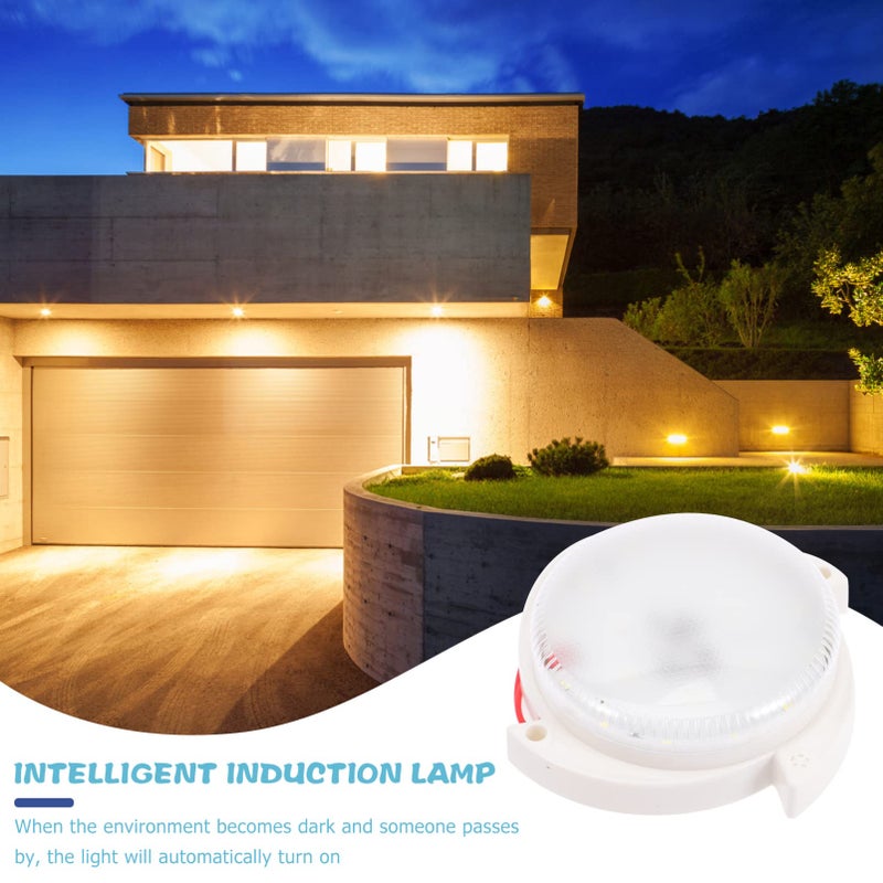 White LED Motion Sensor Ceiling Light Fixture For Hallways Energy Efficient High Brightness Safe Elegant Home Decor - Image 4