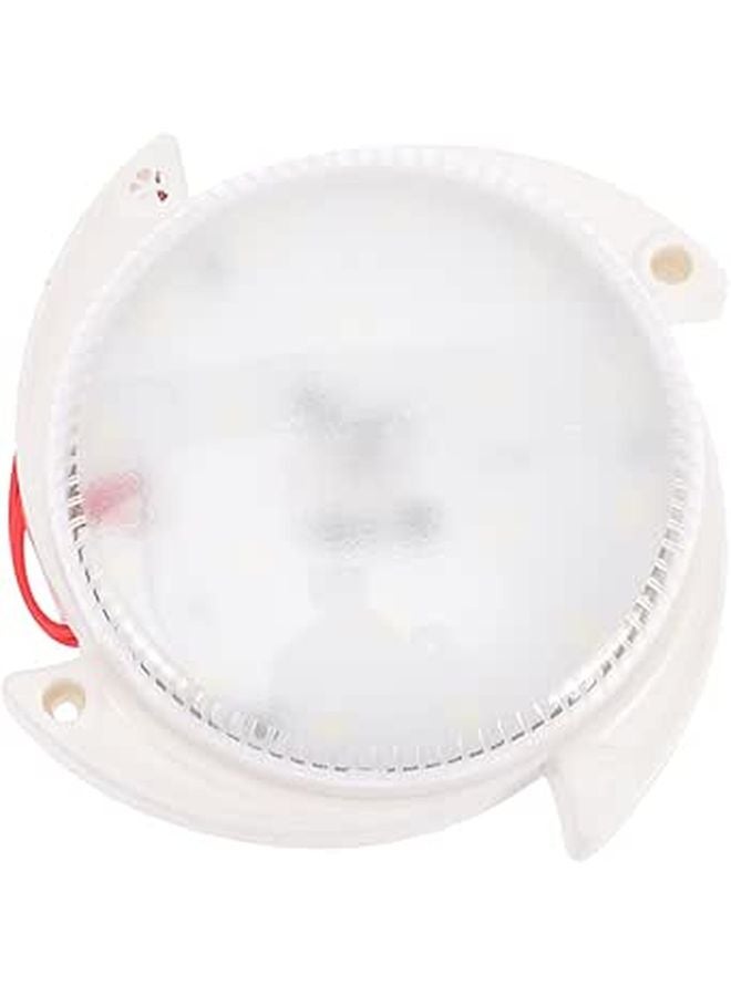 White LED Motion Sensor Ceiling Light Fixture For Hallways Energy Efficient High Brightness Safe Elegant Home Decor - Image 1