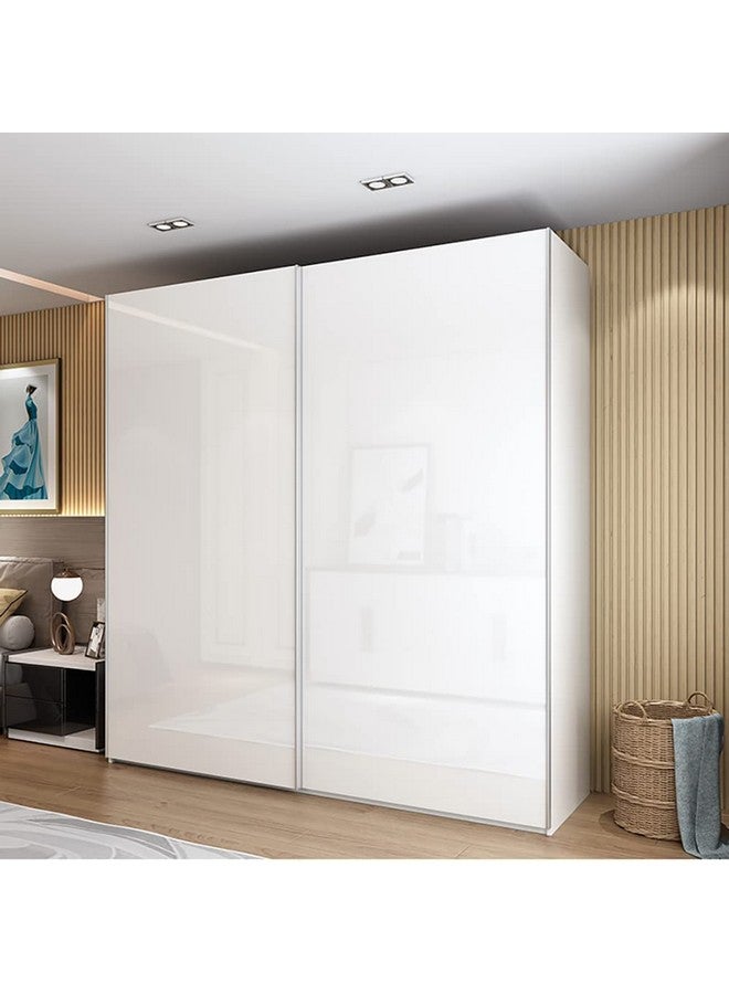 صن بيرد ورق حائط أبيض لامع مقاس 24 × 120 بوصة، ورق حائط ذاتي اللصق وقابل للإزالة مع ورق اتصال لأثاث المطبخ وطاولة العمل وفيلم الفينيل وورق سطح العمل المقاوم للماء - Image 2