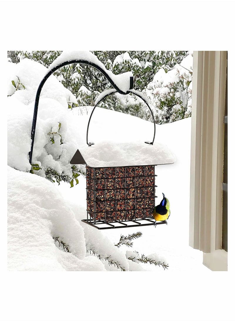 Y&D Premium Bird Feeding Station Outdoor Wildbird Feeder Rainproof and Squirrelproof Steel Hanging Stand for Attracting Watching Wild Birds  - Image 5