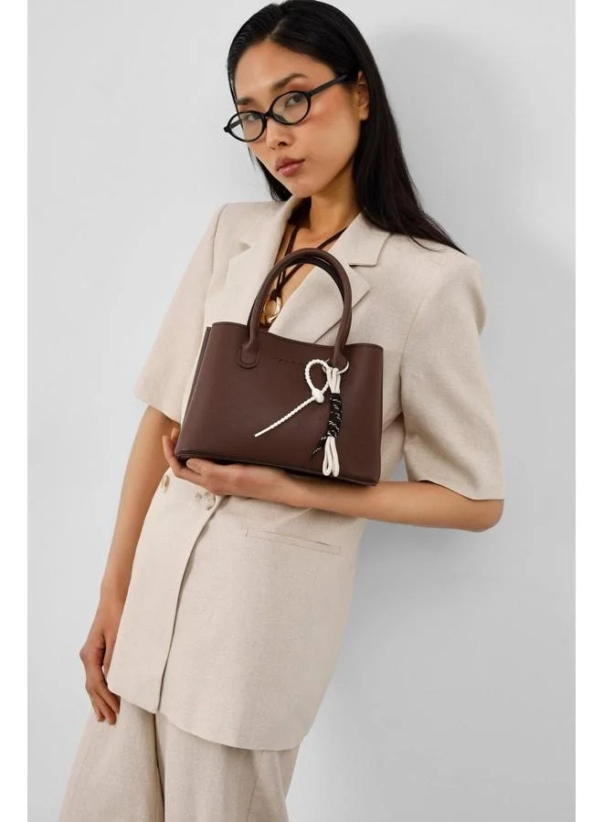 Ivy Combo City Hand and Crossbody Bag in Dark Coffee.