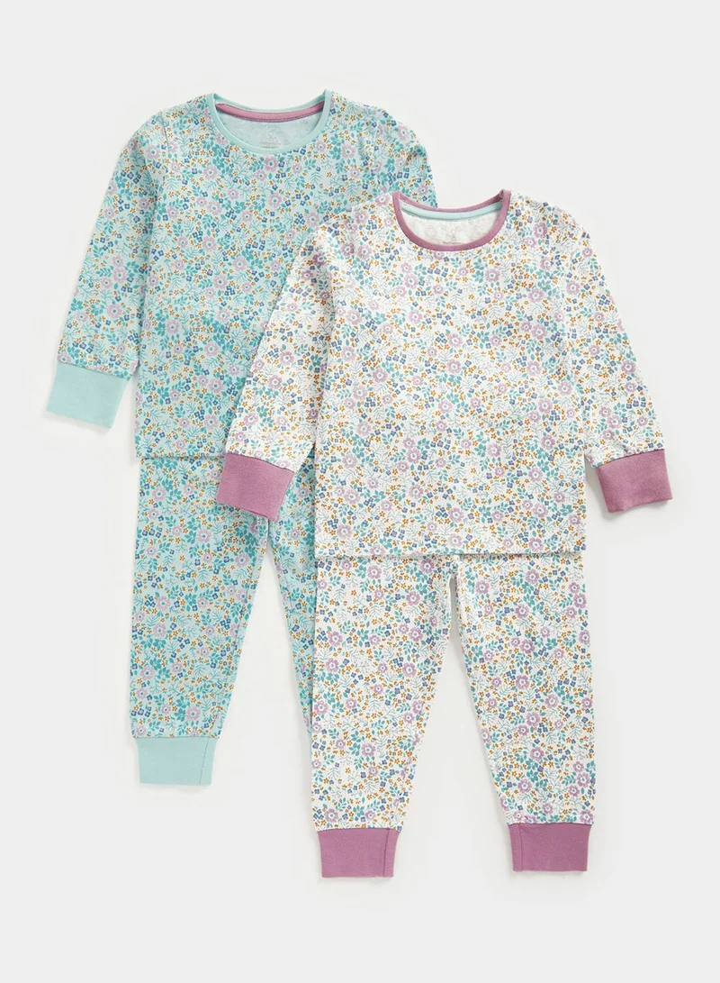 مذركير Kids 2 Pack Printed Pyjama Set