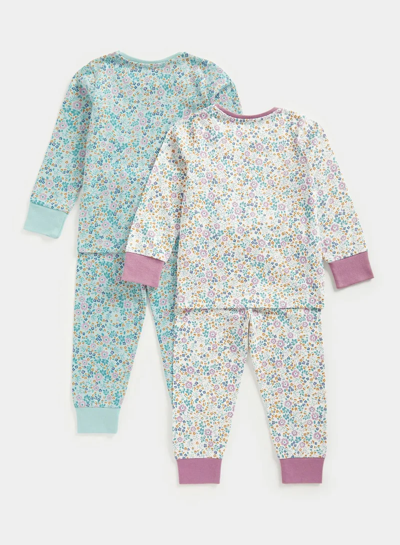 مذركير Kids 2 Pack Printed Pyjama Set