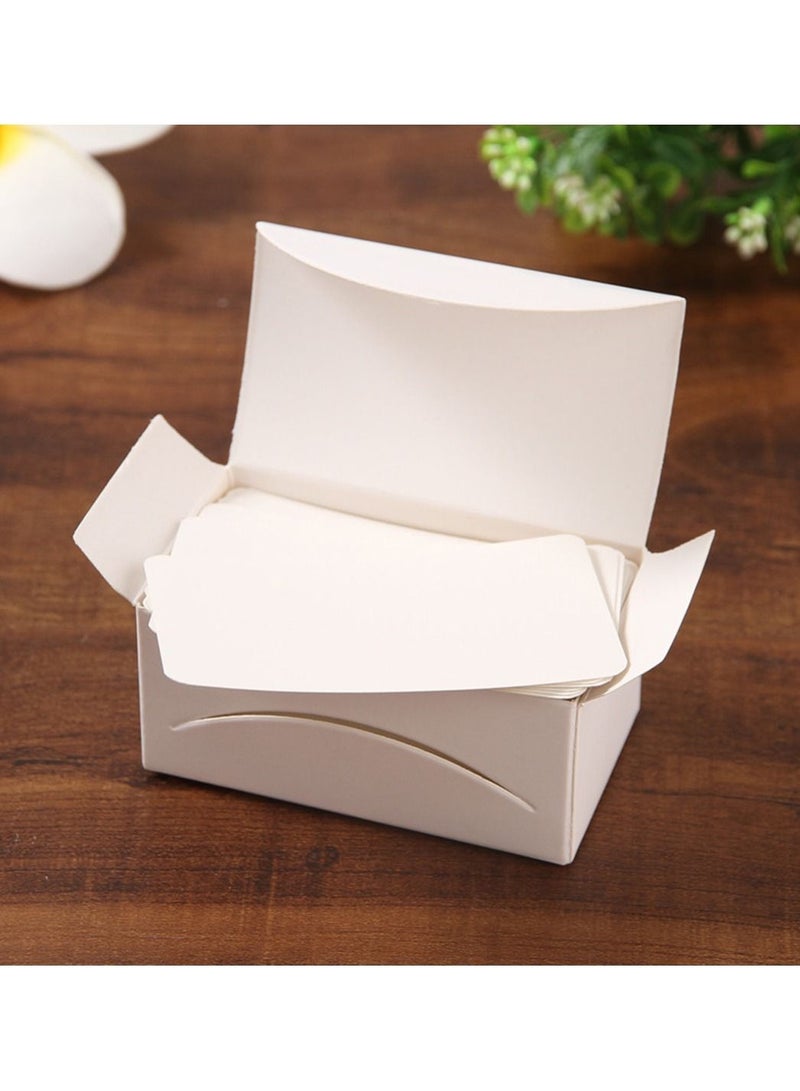 Excefore 100 Pcs Blank Kraft Paper Card Word Card Message Card DIY Gift Card, Double-sided Available, Quality engineered, Idea to DIY for Office, Home, Party - Image 2