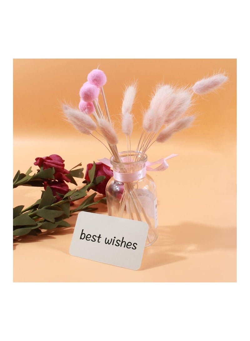 Excefore 100 Pcs Blank Kraft Paper Card Word Card Message Card DIY Gift Card, Double-sided Available, Quality engineered, Idea to DIY for Office, Home, Party - Image 4