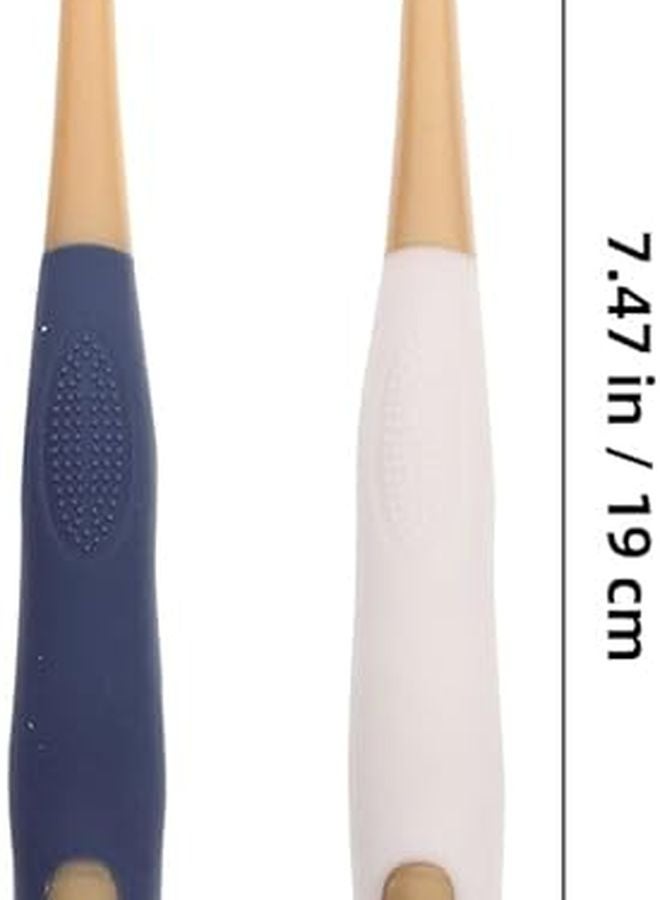 نوليتوي 36 قطعة فرشاة أسنان ذات شعيرات ناعمة ورأس عريض تنظيف عميق تصميم مريح محمولة للسفر - Image 3