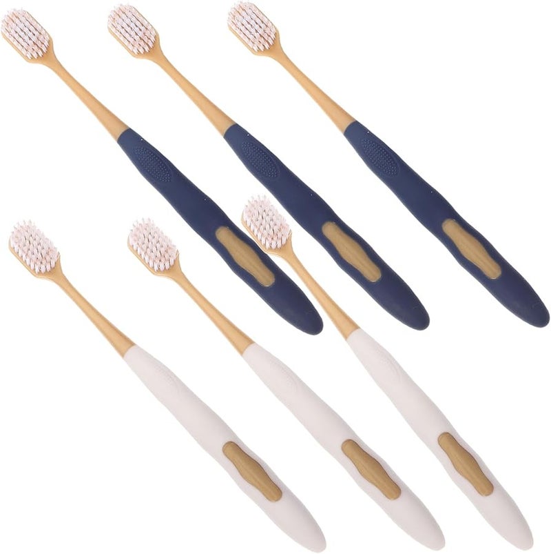 نوليتوي 36 قطعة فرشاة أسنان ذات شعيرات ناعمة ورأس عريض تنظيف عميق تصميم مريح محمولة للسفر - Image 1