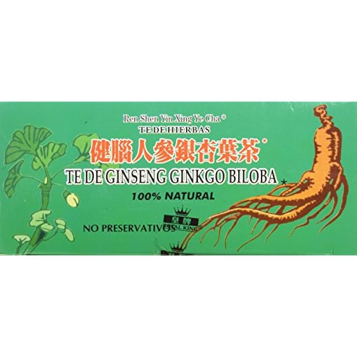Royal King Ginseng Ginkgo Biloba Tea (20 Bags) - Image 5