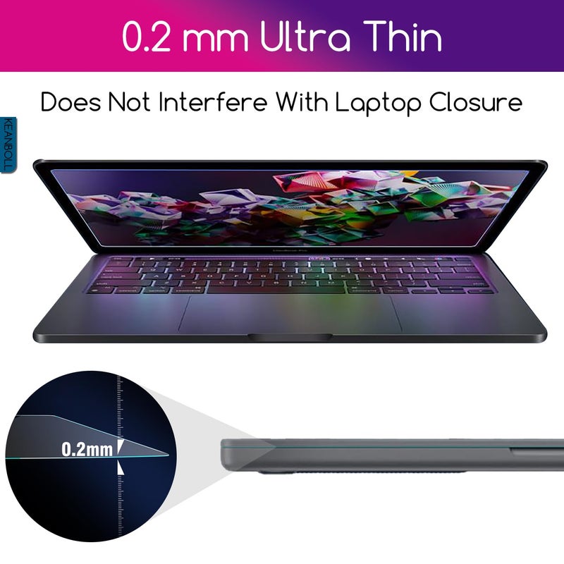 KEANBOLL 2 Pack Tempered Glass Screen Protector for 2025 New Lenovo Yoga 9i Aura Edition 2-in-1 14" (14ILL10) & Lenovo Yoga 9 2-in-1 14-Inch (14IMH9) Touchscreen Laptops, Ultra Clear 9H Hardness Anti Scratch - Image 5