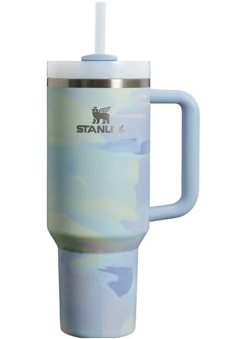 Stanley - Quencher H2.0 FlowState Mug 40oz – Stainless Steel, Vacuum Insulated, with Lid & Straw – Keeps Drinks Hot for 7 Hours, Cold for 11 Hours – Leakproof & Durable – Ideal for Coffee, Water, Iced Tea, Smoothies, and More - Image 1