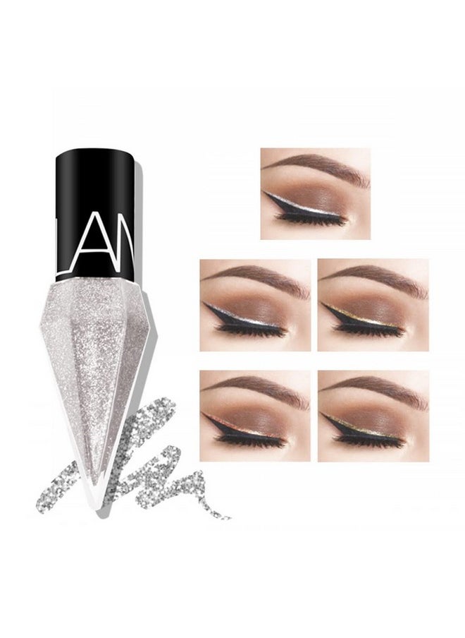 Glitter Liquid Eyeliner Colorful Set,5 Colors Metallic Shimmer White Silver Gold Diamond Eye Liner,Glitter Eyeliner Korean Makeup,Waterproof Long Lasting Glow Eyeliner Sparkle Eyes Makeup,Set 1 - pzsku/ZA16E4607D29F65A1691AZ/45/_/1695646229/6accf8c0-fc92-470b-9921-34e8900b4f4b