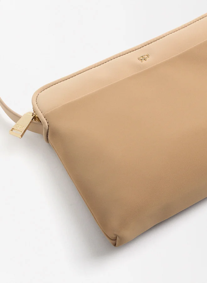 PARFOIS Velvet Effect Crossbody Bag