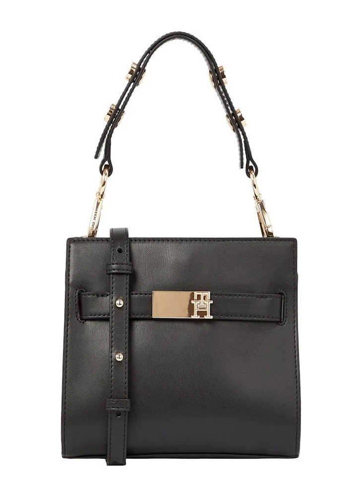 TOMMY HILFIGER Logo Detail Zip Over Tote