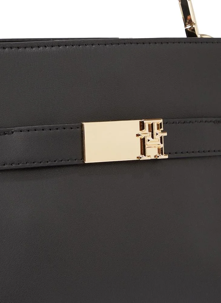 TOMMY HILFIGER Logo Detail Zip Over Tote